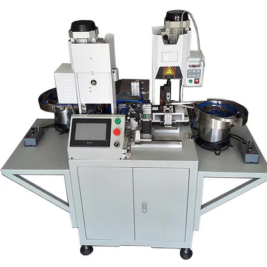 全自動絕緣端子壓接機 帶護套端子鉚接 WPM-R8 - 自動電線壓接機